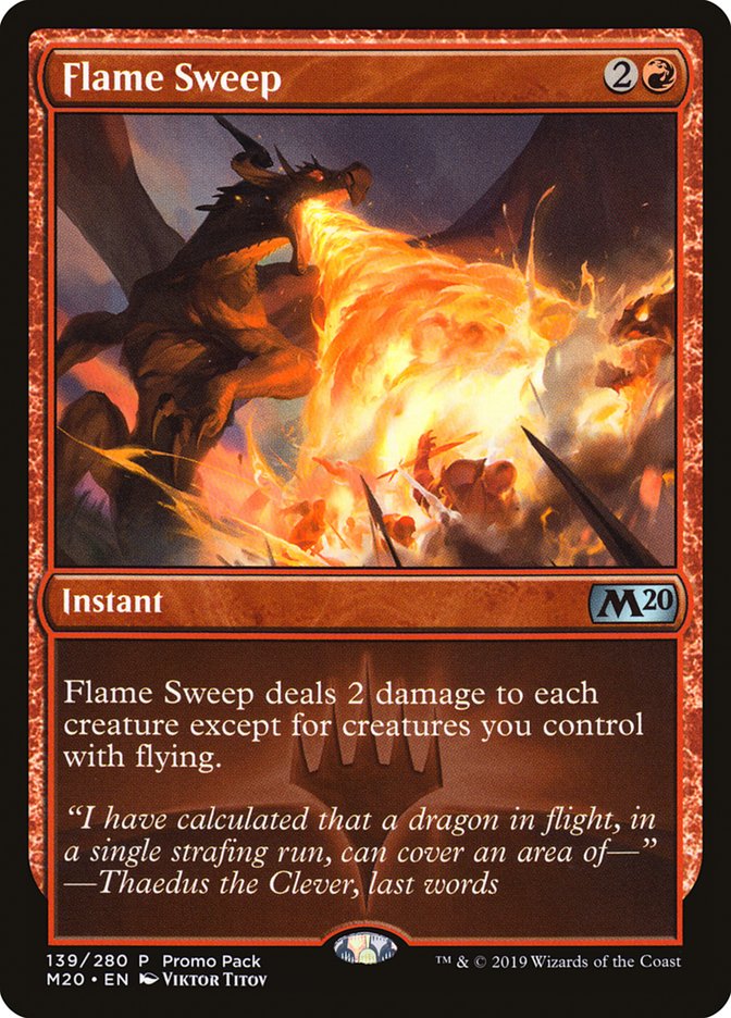 Flame Sweep (Promo Pack) [Core Set 2020 Promos] | Gear Gaming Fayetteville