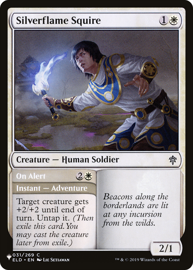 Silverflame Squire [The List Reprints] | Gear Gaming Fayetteville