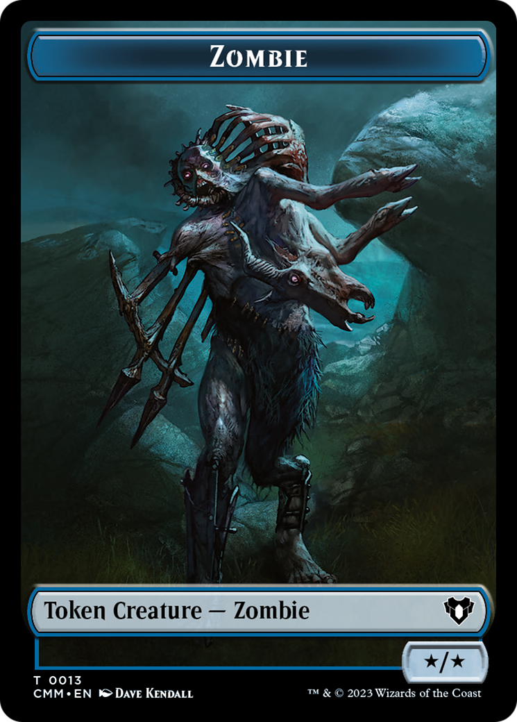 Zombie Token (13) [Commander Masters Tokens] | Gear Gaming Fayetteville