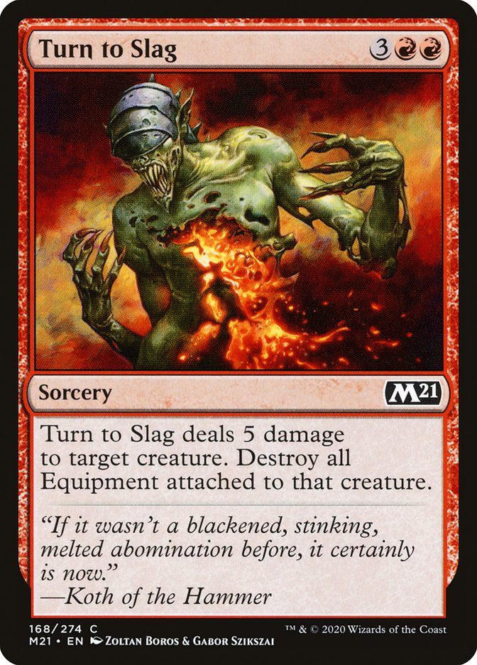 Turn to Slag [Core Set 2021] | Gear Gaming Fayetteville