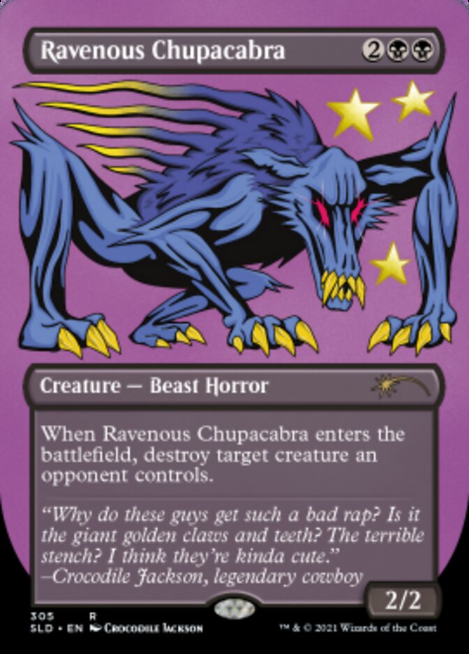 Ravenous Chupacabra (Borderless) (Foil Etched) [Secret Lair Drop Series] | Gear Gaming Fayetteville