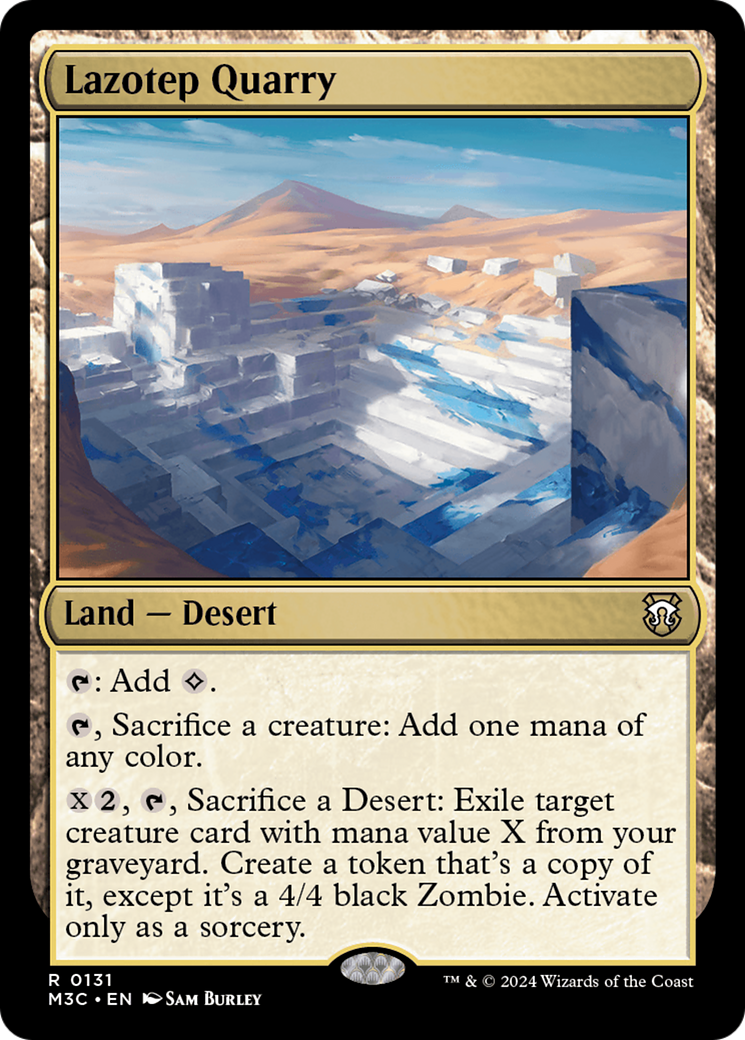 Lazotep Quarry (Extended Art) [Modern Horizons 3 Commander] | Gear Gaming Fayetteville