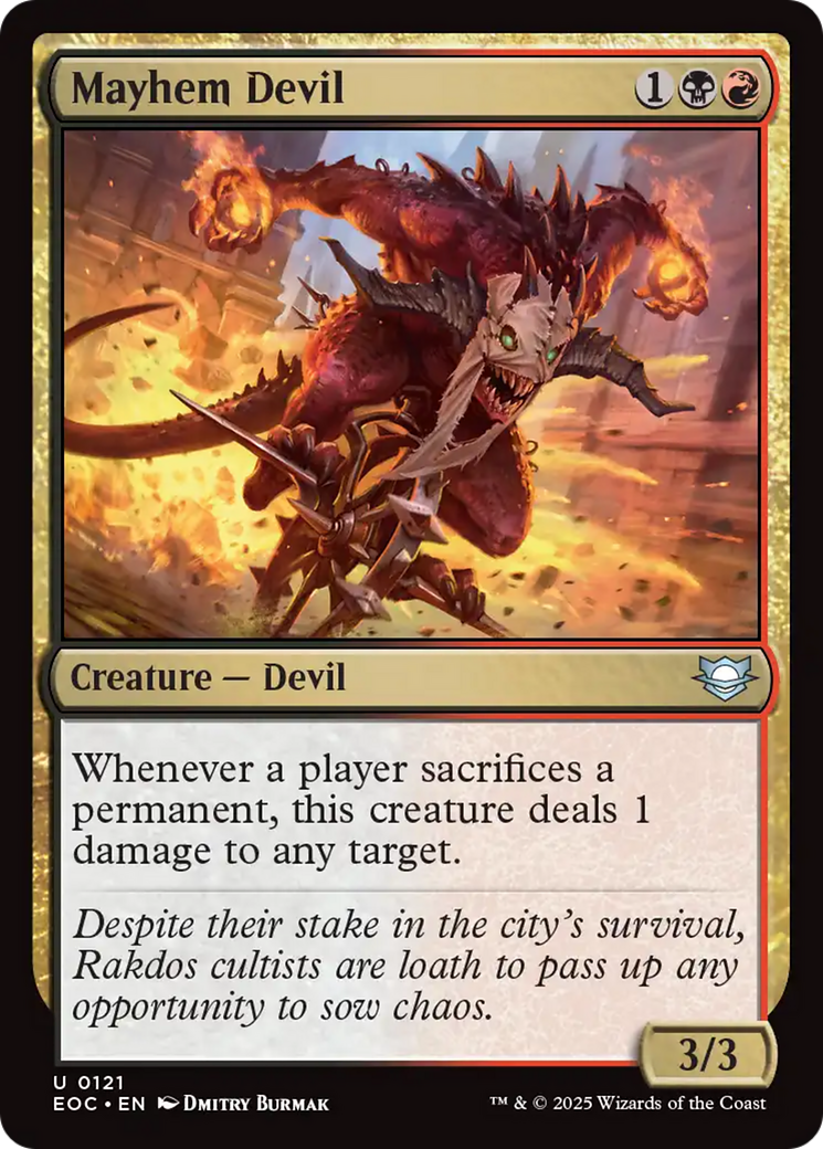 Mayhem Devil [Edge of Eternities Commander] | Gear Gaming Fayetteville