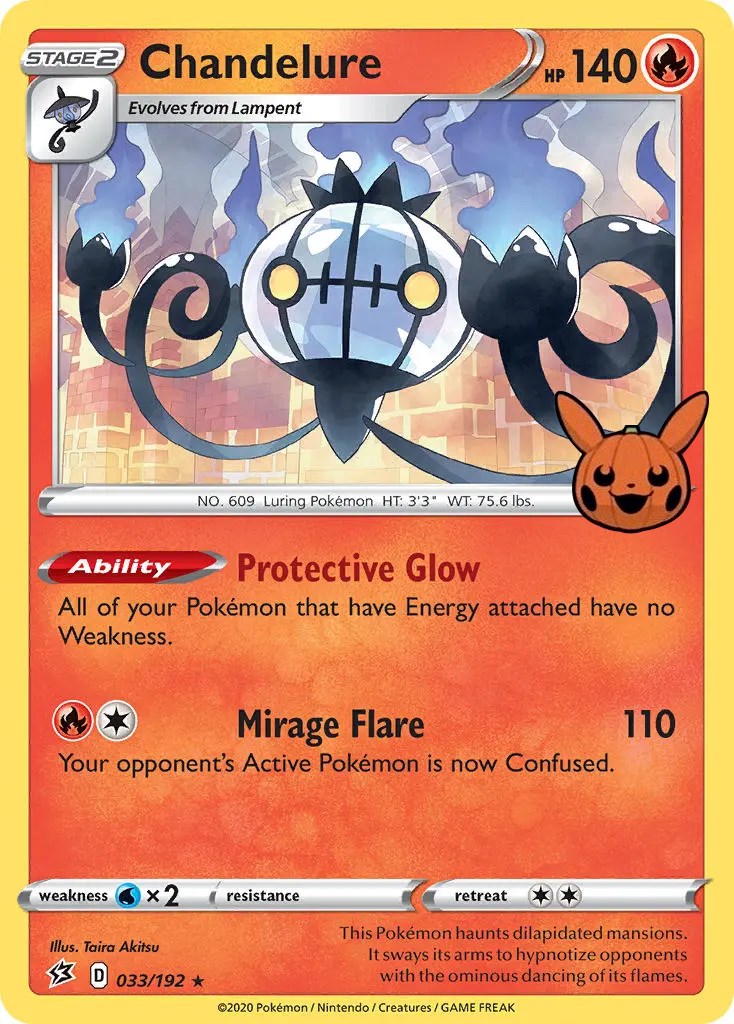 Chandelure (033/192) [Trick or Trade] | Gear Gaming Fayetteville