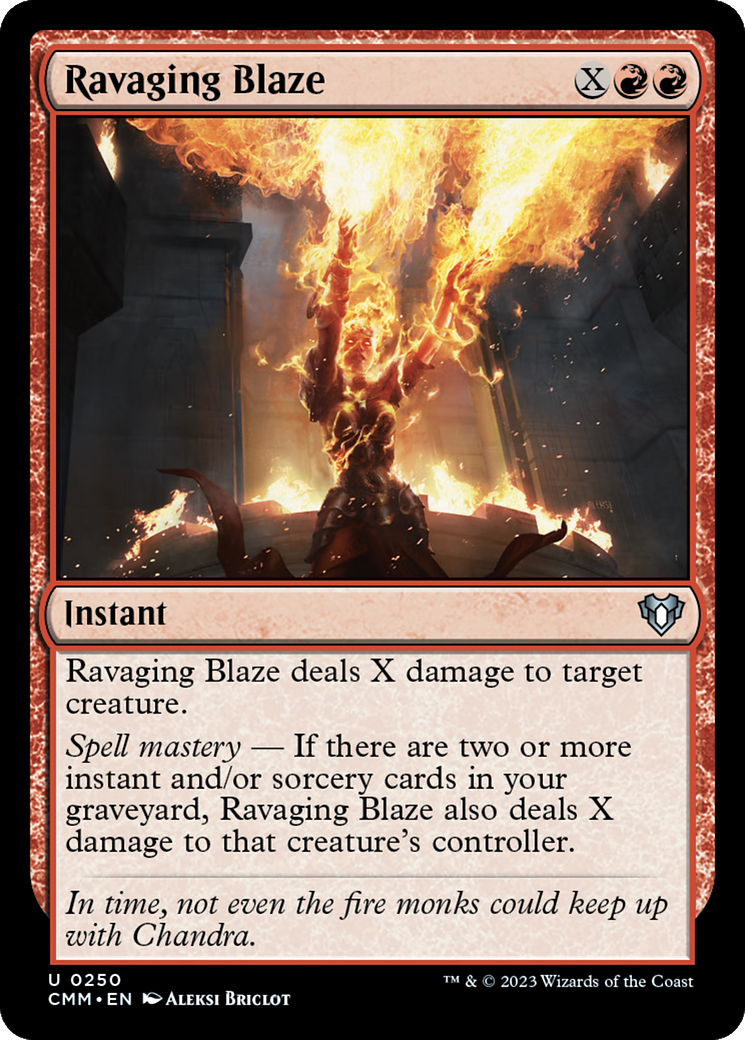 Ravaging Blaze [Commander Masters] | Gear Gaming Fayetteville