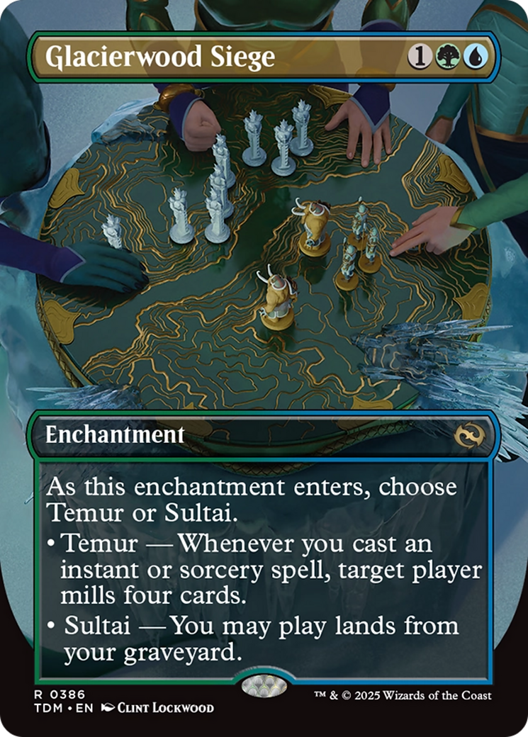 Glacierwood Siege (Borderless) [Tarkir: Dragonstorm] | Gear Gaming Fayetteville