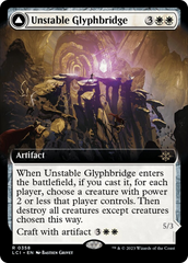 Unstable Glyphbridge // Sandswirl Wanderglyph (Extended Art) [The Lost Caverns of Ixalan] | Gear Gaming Fayetteville