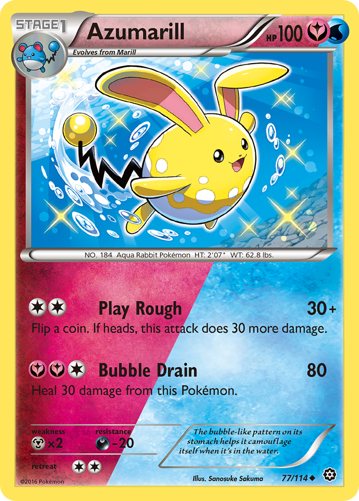 Azumarill (77/114) [XY: Steam Siege] | Gear Gaming Fayetteville