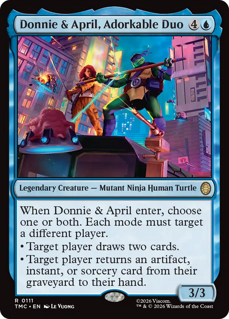 Donnie & April, Adorkable Duo [Teenage Mutant Ninja Turtles Commander] | Gear Gaming Fayetteville