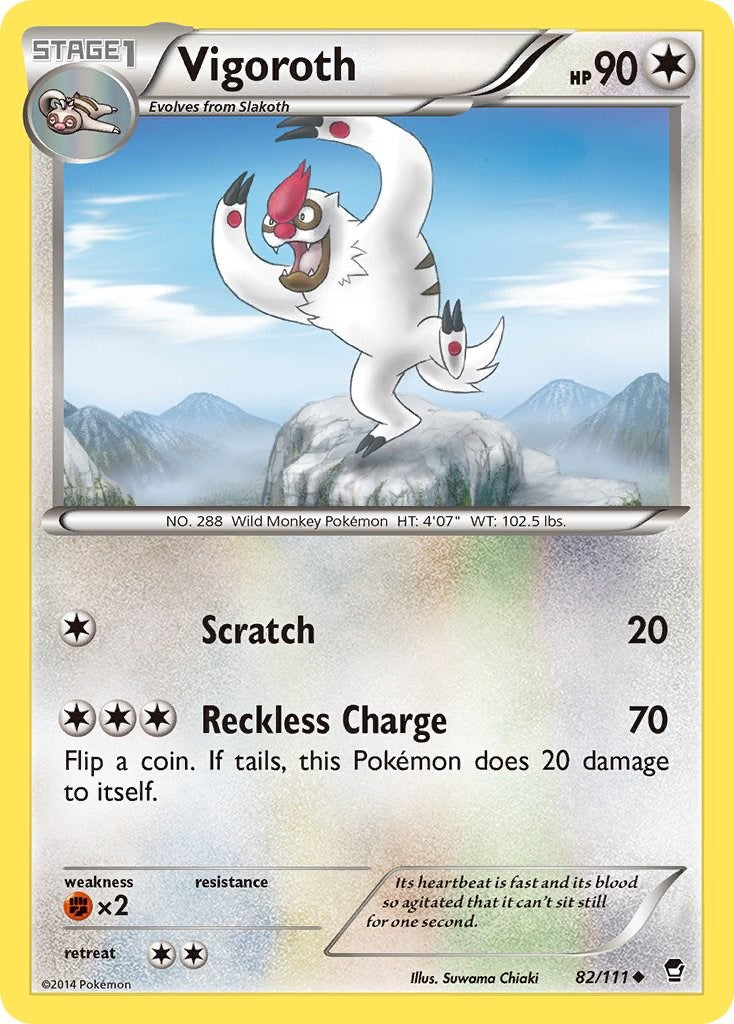 Vigoroth (82/111) [XY: Furious Fists] | Gear Gaming Fayetteville