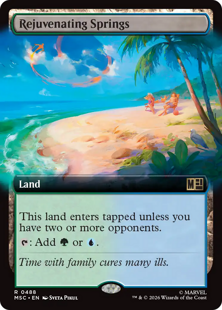 Rejuvenating Springs (Extended Art) [Marvel Super Heroes Commander] | Gear Gaming Fayetteville