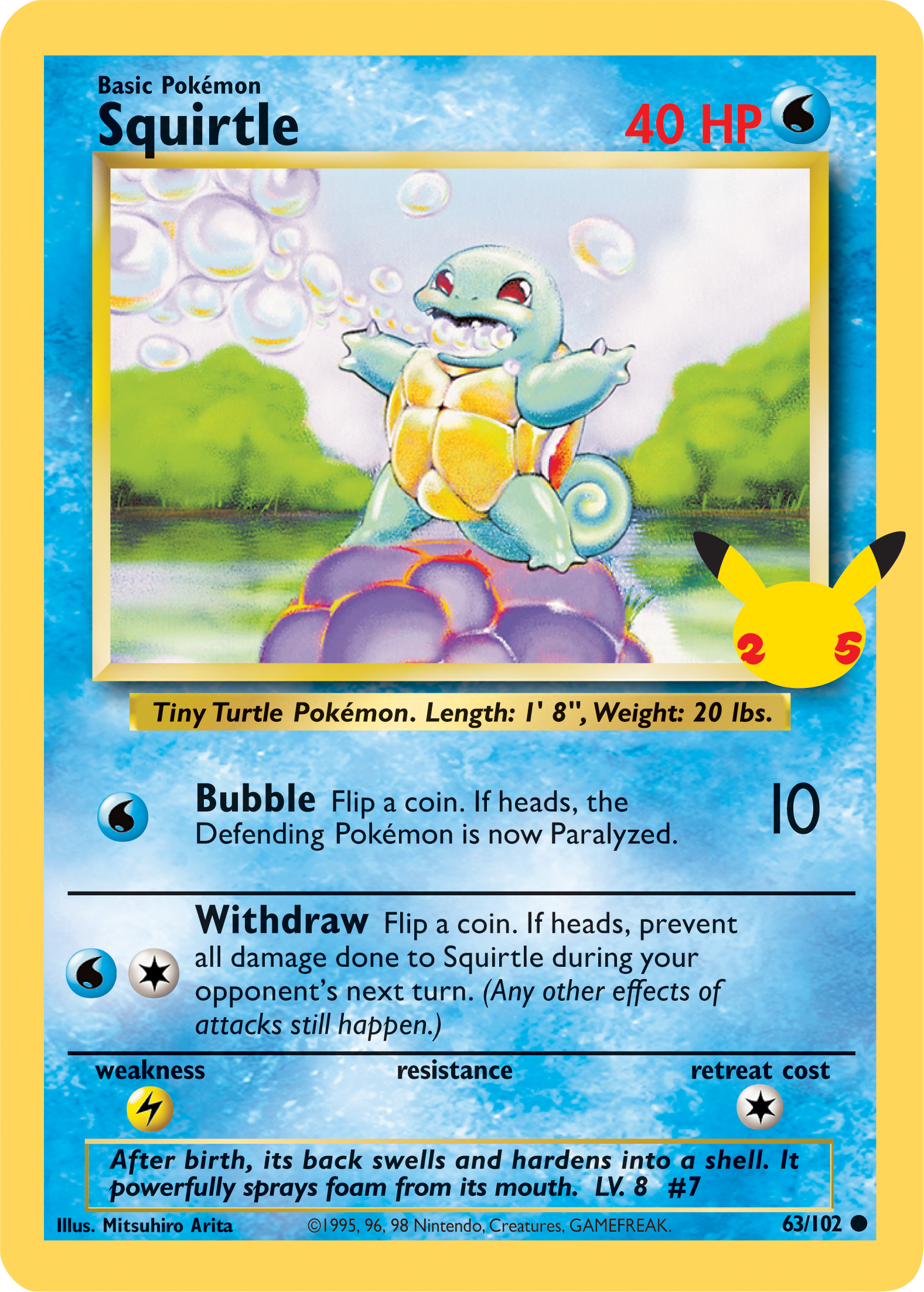 Squirtle (63/102) (Jumbo Card) [First Partner Pack] | Gear Gaming Fayetteville