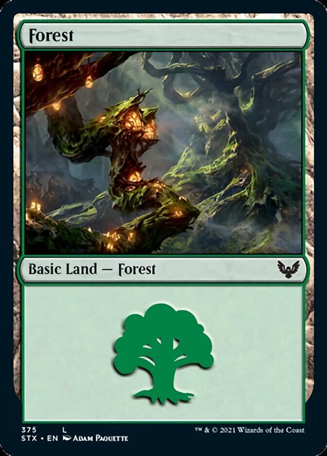 Forest (375) [Strixhaven: School of Mages] | Gear Gaming Fayetteville