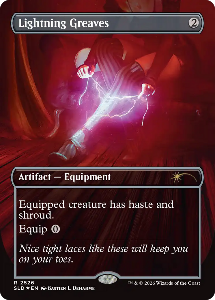 Lightning Greaves (2526) [Secret Lair Drop Series] | Gear Gaming Fayetteville
