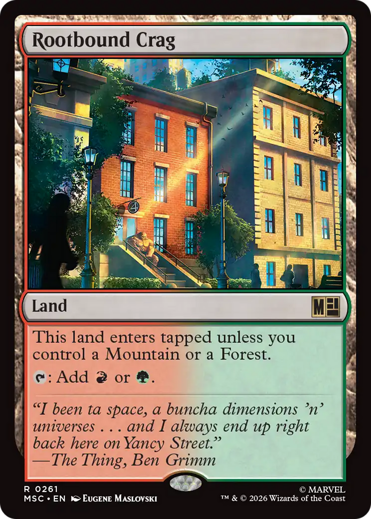 Rootbound Crag [Marvel Super Heroes Commander] | Gear Gaming Fayetteville