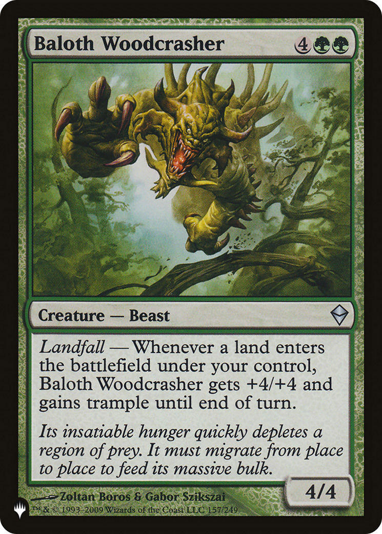 Baloth Woodcrasher [The List Reprints] | Gear Gaming Fayetteville