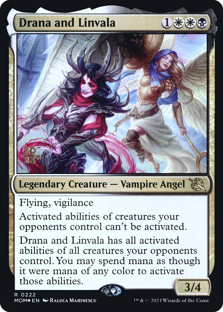 Drana and Linvala [March of the Machine Prerelease Promos] | Gear Gaming Fayetteville