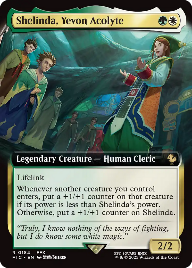 Shelinda, Yevon Acolyte (Extended Art) [FINAL FANTASY Commander] | Gear Gaming Fayetteville