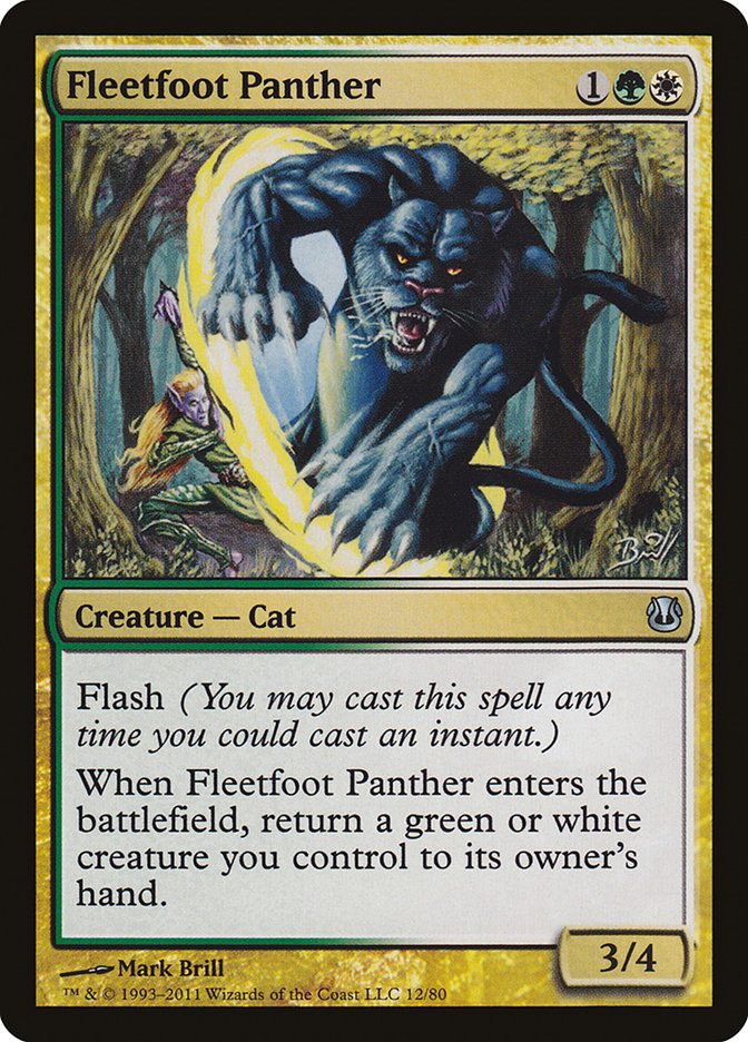 Fleetfoot Panther [Duel Decks: Ajani vs. Nicol Bolas] | Gear Gaming Fayetteville