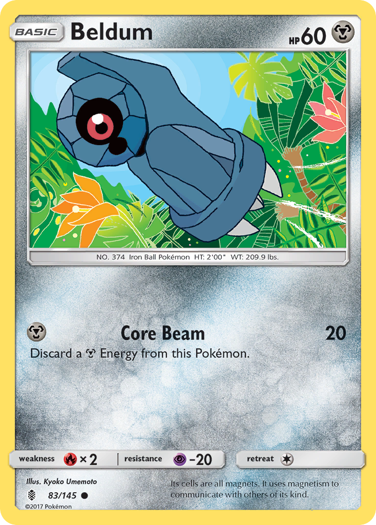 Beldum (83/145) [Sun & Moon: Guardians Rising] | Gear Gaming Fayetteville