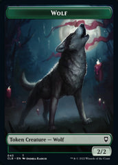 Wolf // Insect Double-Sided Token [Commander Legends: Battle for Baldur's Gate Tokens] | Gear Gaming Fayetteville
