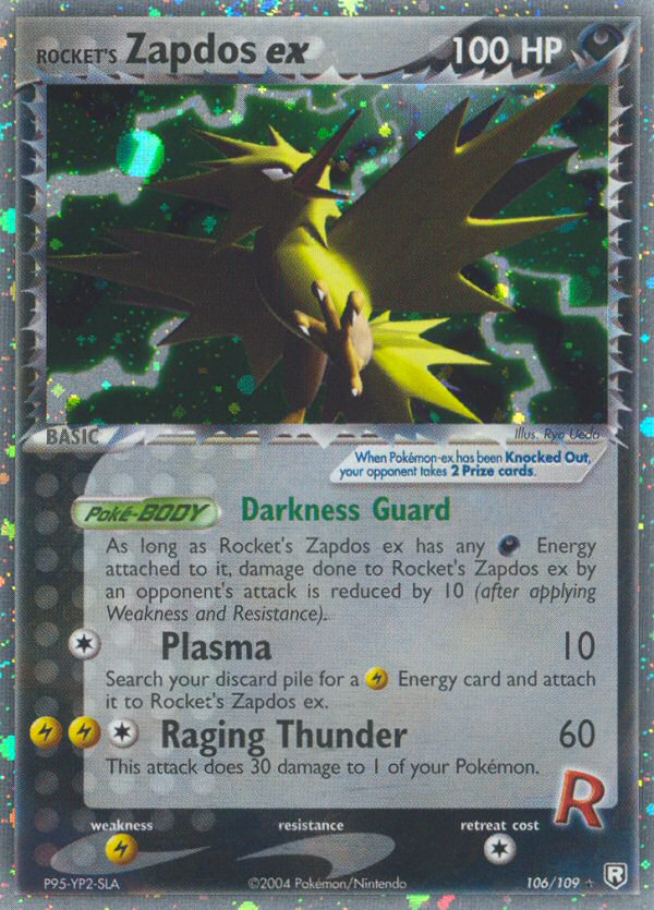 Rocket's Zapdos ex (106/109) [EX: Team Rocket Returns] | Gear Gaming Fayetteville