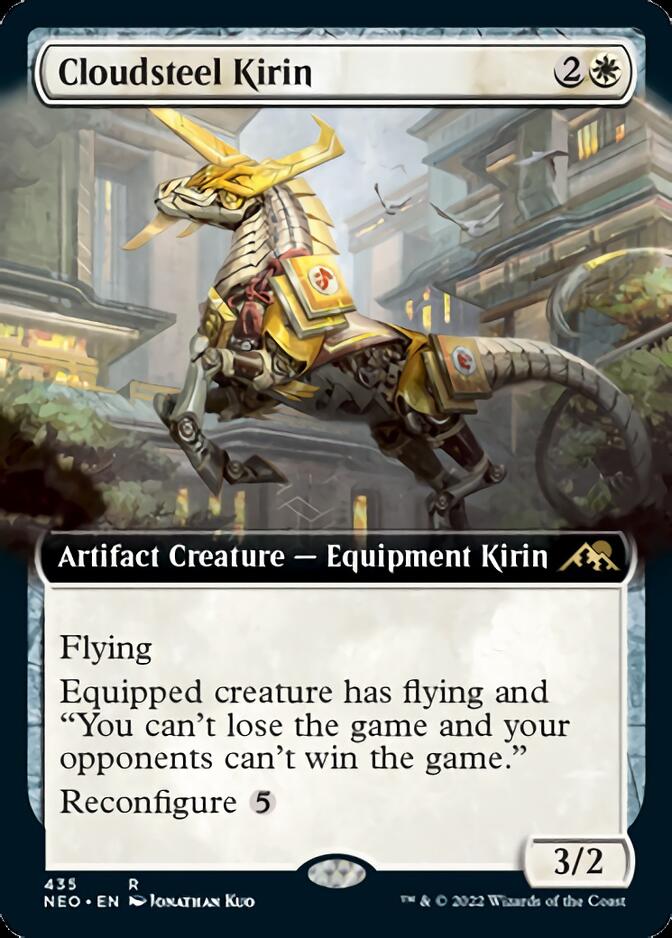 Cloudsteel Kirin (Extended Art) [Kamigawa: Neon Dynasty] | Gear Gaming Fayetteville