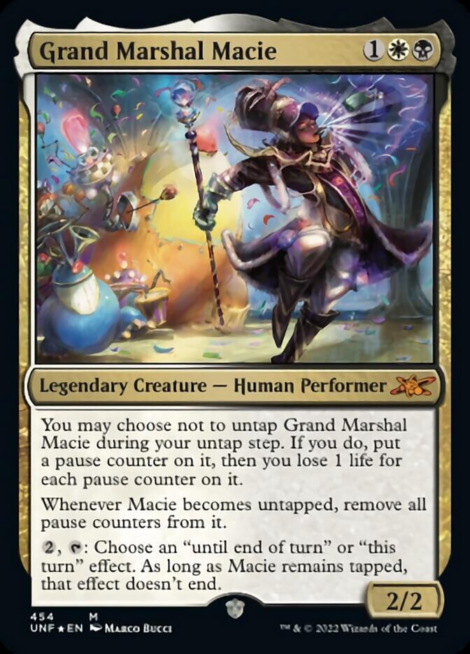 Grand Marshal Macie (Galaxy Foil) [Unfinity] | Gear Gaming Fayetteville