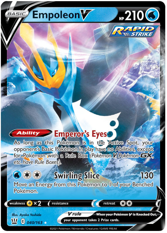 Empoleon V (040/163) [Sword & Shield: Battle Styles] | Gear Gaming Fayetteville