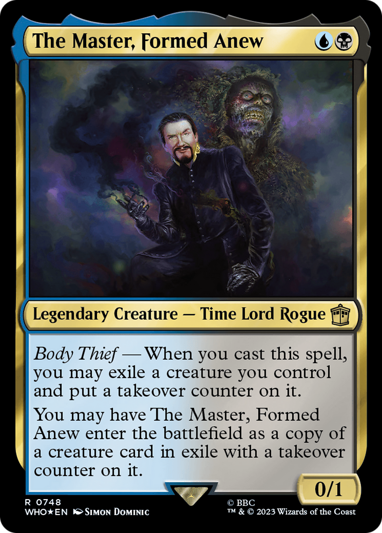 The Master, Formed Anew (Surge Foil) [Doctor Who] | Gear Gaming Fayetteville