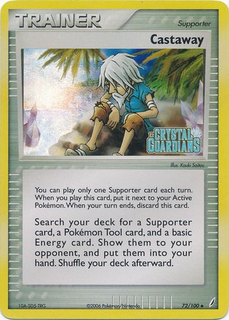 Castaway (72/100) (Stamped) [EX: Crystal Guardians] | Gear Gaming Fayetteville