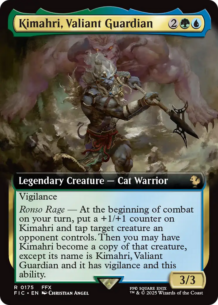 Kimahri, Valiant Guardian (Extended Art) [FINAL FANTASY Commander] | Gear Gaming Fayetteville