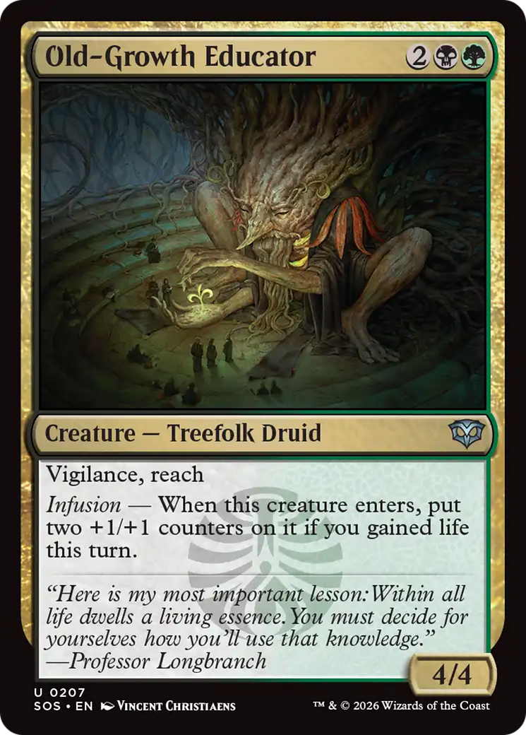 Old-Growth Educator [Secrets of Strixhaven] | Gear Gaming Fayetteville