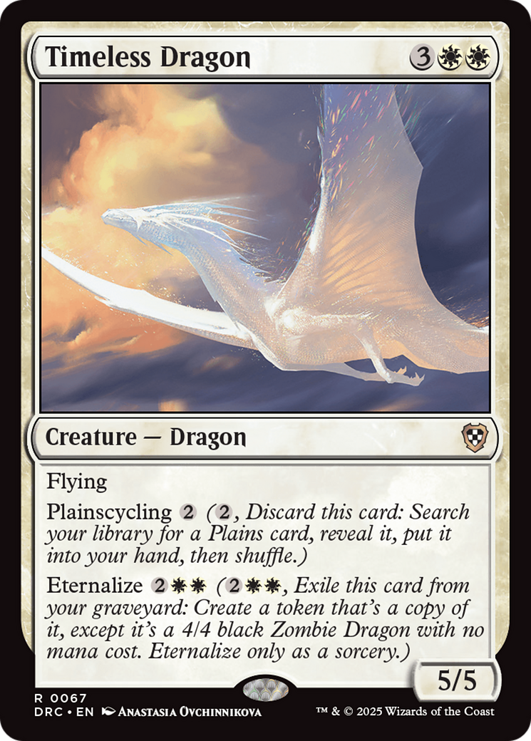 Timeless Dragon [Aetherdrift Commander] | Gear Gaming Fayetteville