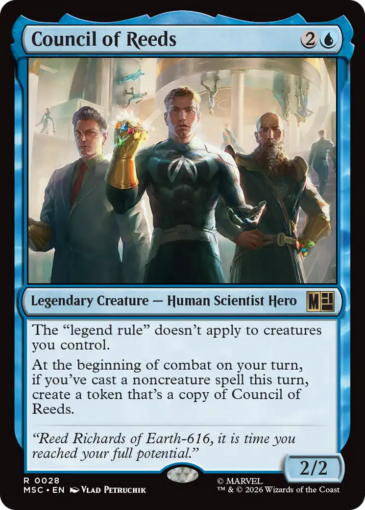 Council of Reeds (Surge Foil) [Marvel Super Heroes Commander] | Gear Gaming Fayetteville