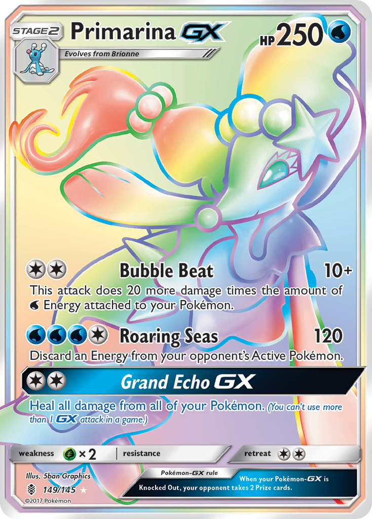 Primarina GX (149/145) [Sun & Moon: Guardians Rising] | Gear Gaming Fayetteville