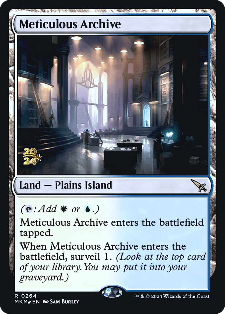 Meticulous Archive [Murders at Karlov Manor Prerelease Promos] | Gear Gaming Fayetteville