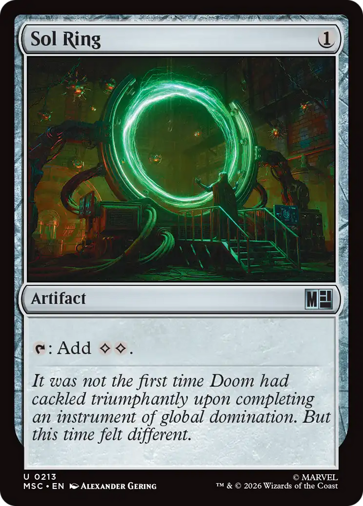 Sol Ring (0211) (Surge Foil) [Marvel Super Heroes Commander] | Gear Gaming Fayetteville