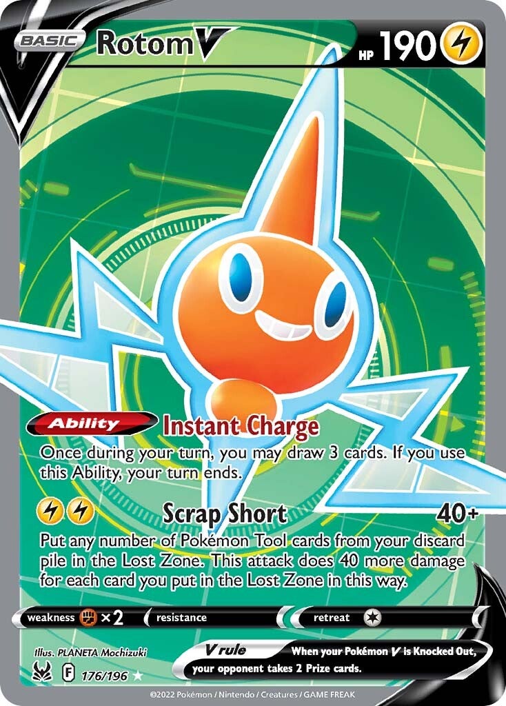 Rotom V (176/196) [Sword & Shield: Lost Origin] | Gear Gaming Fayetteville