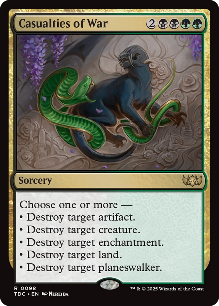 Casualties of War [Tarkir: Dragonstorm Commander] | Gear Gaming Fayetteville