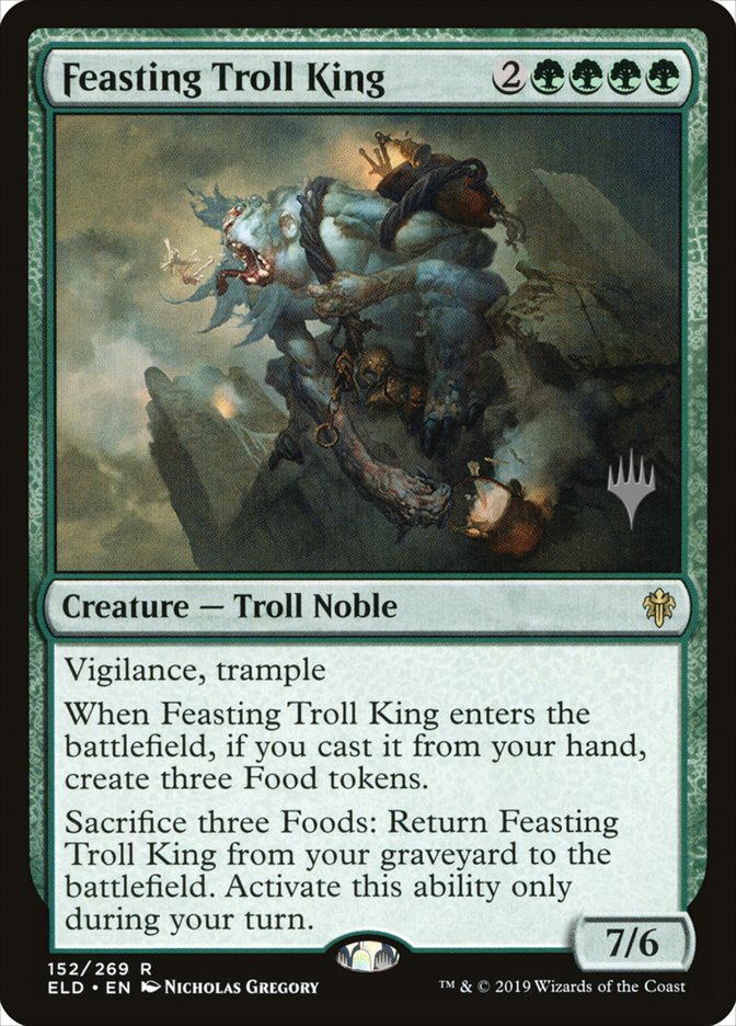 Feasting Troll King (Promo Pack) [Throne of Eldraine Promos] | Gear Gaming Fayetteville