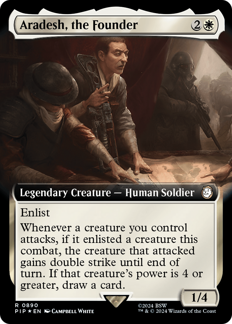 Aradesh, the Founder (Extended Art) (Surge Foil) [Fallout] | Gear Gaming Fayetteville