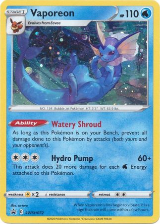 Vaporeon (SWSH072) [Sword & Shield: Black Star Promos] | Gear Gaming Fayetteville