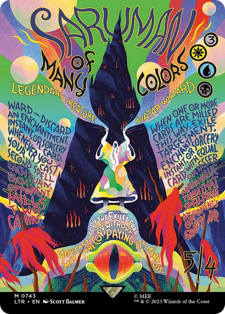 Saruman of Many Colors (Borderless Poster) [The Lord of the Rings: Tales of Middle-Earth] | Gear Gaming Fayetteville