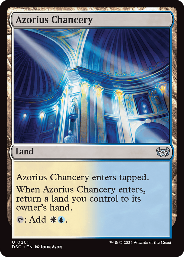 Azorius Chancery [Duskmourn: House of Horror Commander] | Gear Gaming Fayetteville