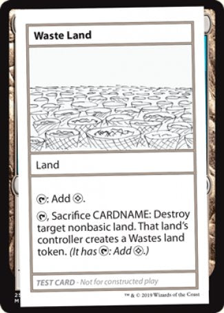 Waste Land (2021 Edition) [Mystery Booster Playtest Cards] | Gear Gaming Fayetteville