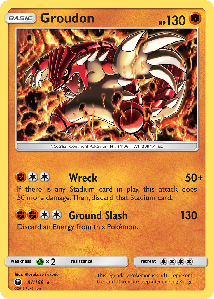 Groudon (81/168) [Sun & Moon: Celestial Storm] | Gear Gaming Fayetteville
