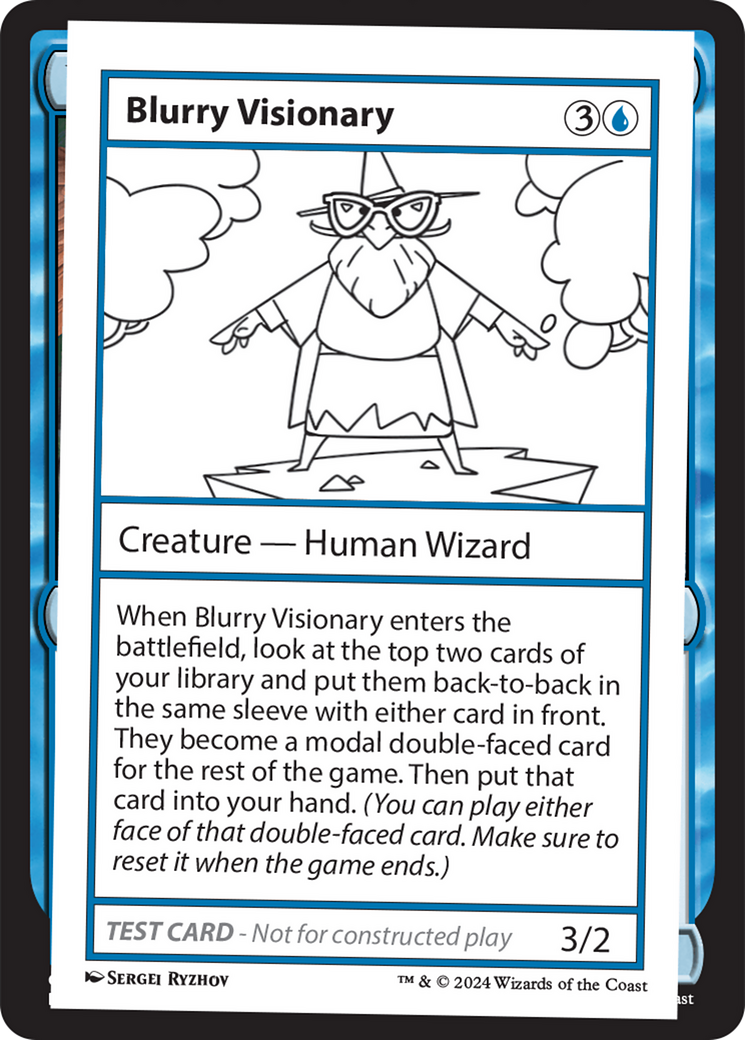 Blurry Visionary [Mystery Booster 2 Playtest Cards] | Gear Gaming Fayetteville