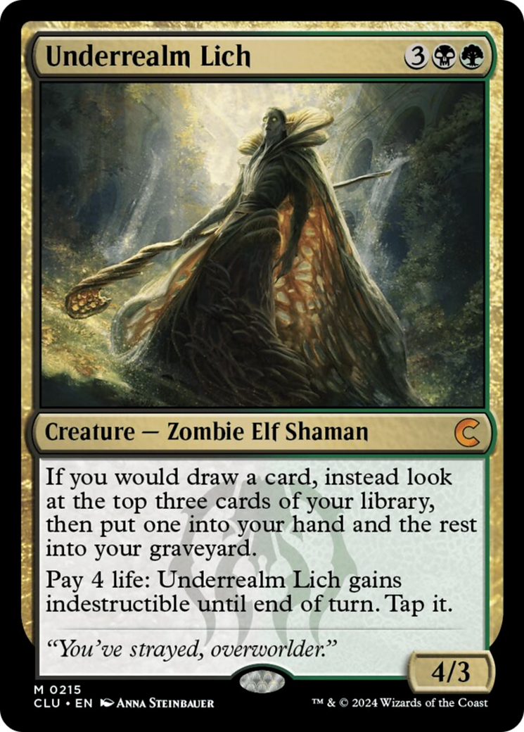 Underrealm Lich [Ravnica: Clue Edition] | Gear Gaming Fayetteville
