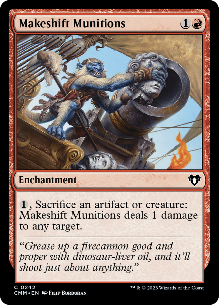 Makeshift Munitions [Commander Masters] | Gear Gaming Fayetteville